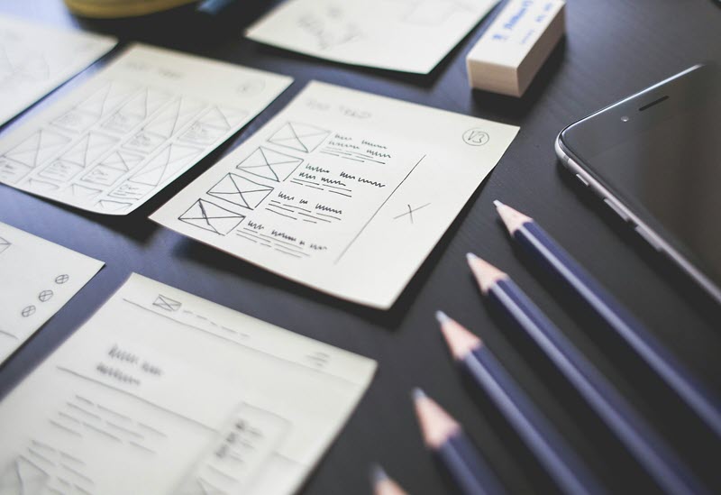 Planning and UX sketches