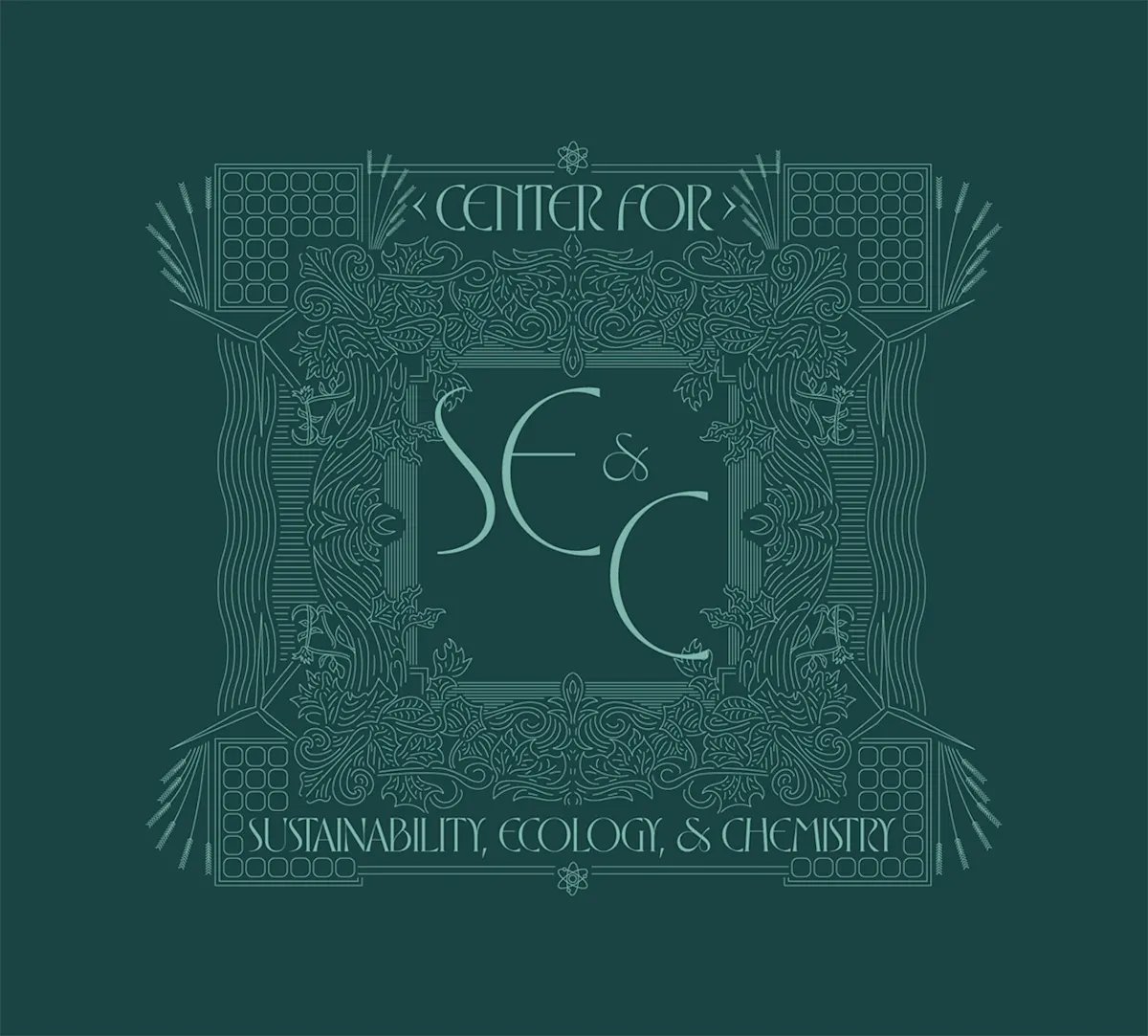 Students collaborating on business and computing projects