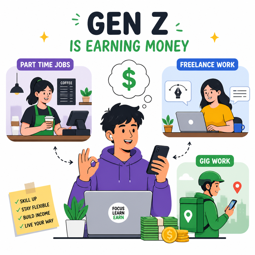 Gen Z is earning money in various ways