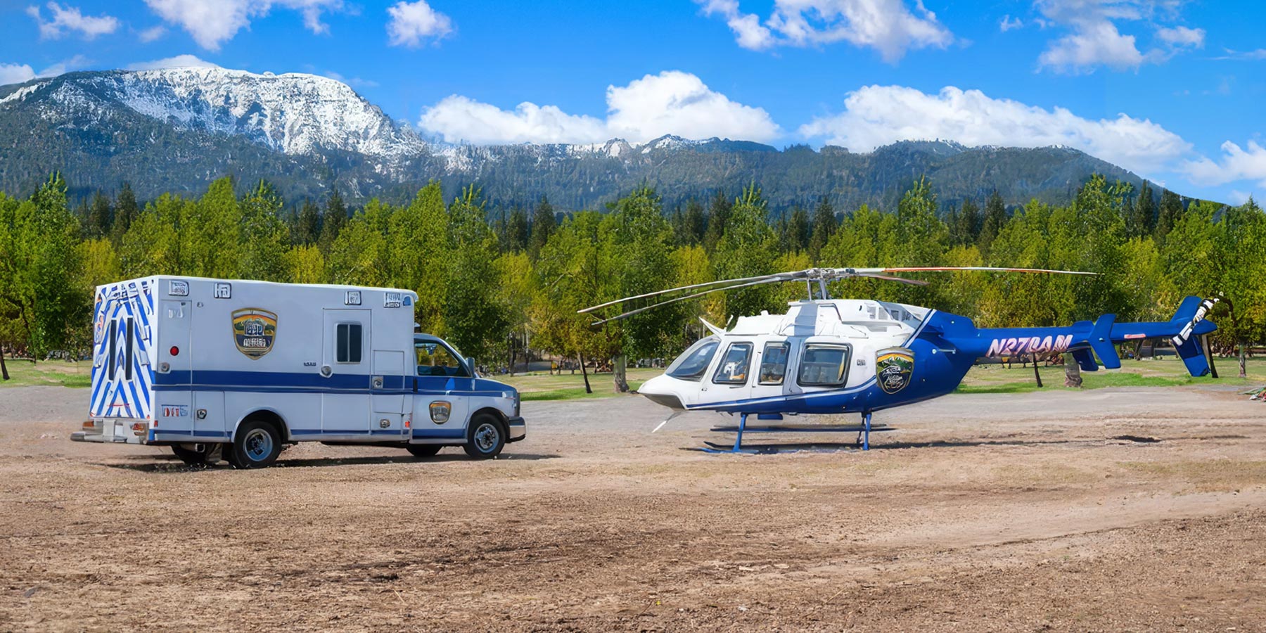 Photo of PDH Skiled Nursing Facility Staff Checking on a Patient