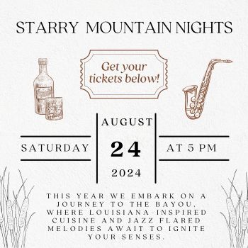 2024 Starry Mountain Nights, August 24th.