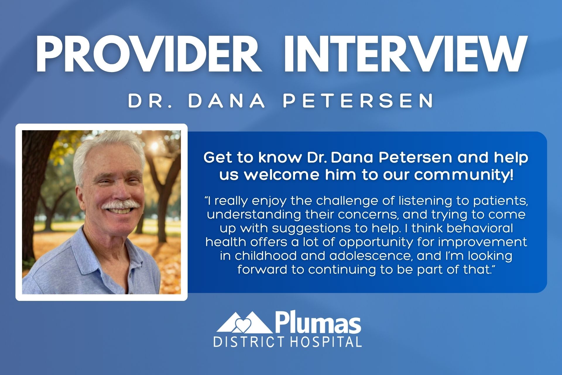 Celebrating Doctor's Week with Dr. Dana Petersen