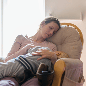 A tired mom