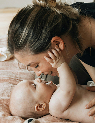 mother and toddler